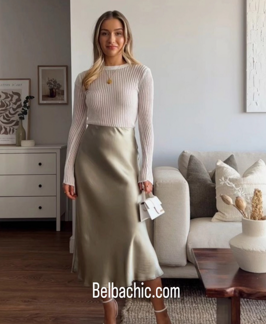 Jupe élégante Satin