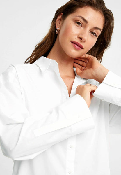 Chemise Asymétrique Oversize Pure Élégance
